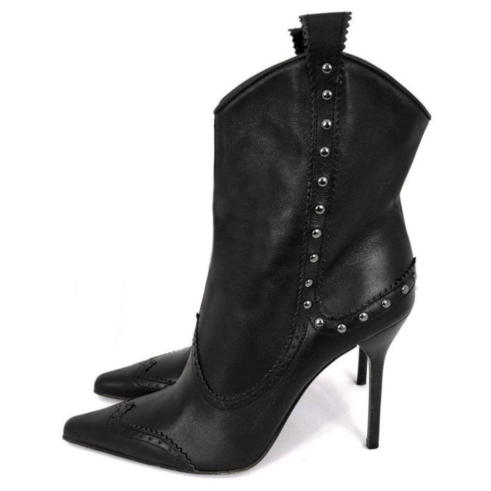 Vintage YVES SAINT LAURENT Haute Couture Ankle Boots